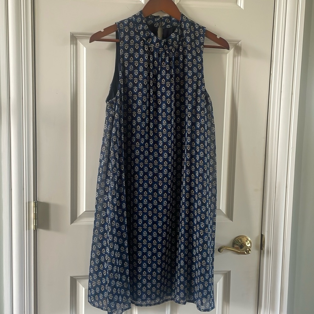 Tommy Hilfiger Womens Sleeveless -NEW Size 8 Blue Dress